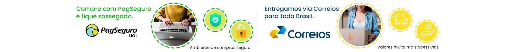 Informativo: PagSeguro e Correios