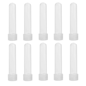 TUBETE GRANDE TRANSPARENTE C/ 10 UNIDADES