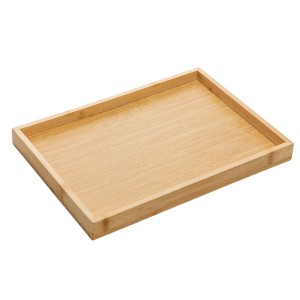 BANDEJA DE BAMBU NATURE 22CMX14CMX2,5CM - REF. 221772