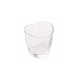 COPO SHOT DE VIDRO CORAÇÃO 50ML - REF.1668