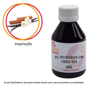 BQ. TIPO BAUNILHA COM CANELA VELA - 60 ML