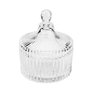 POTICHE DEC. DE CRISTAL ECO CARROSSEL 10,5X12,5CM - REF. 7007