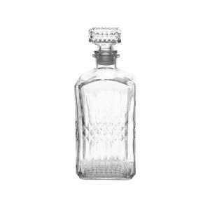 GARRAFA PARA WHISKY DE VIDRO LOSANGO 560ML - REF. 220256