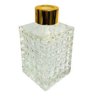 FRASCO DE VIDRO C/ TAMPA DOURADA 150ML - REF. 4250