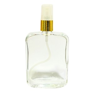 FRASCO DE VIDRO  C/ VALVULA DOURADA 100ML (856)