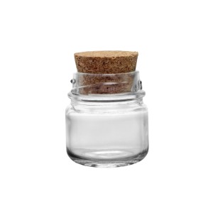 POTE DE VIDRO COM ROLHA 40ML - REF.462