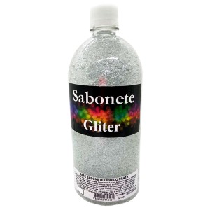 Sabonete Liquido Gliter Prata Yantra